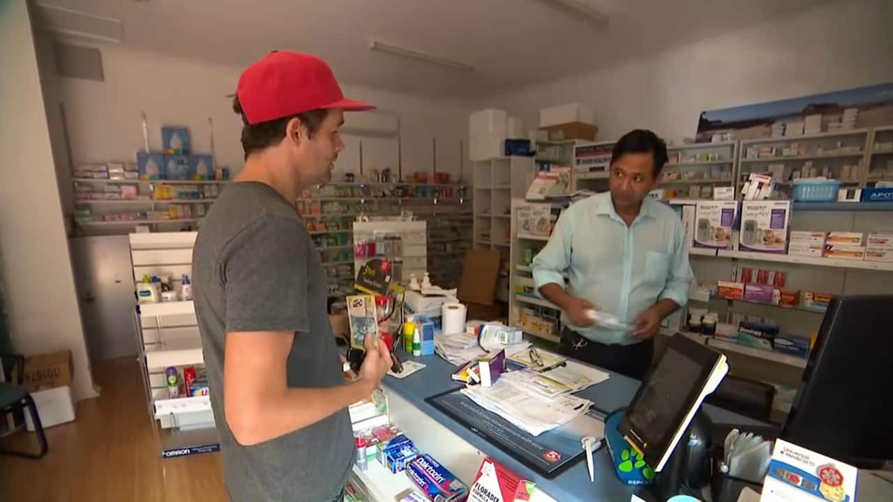 Raj Gupta serves a customer on Friday.