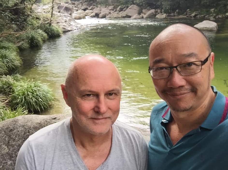 Michal McMahon and Tony Ayres.