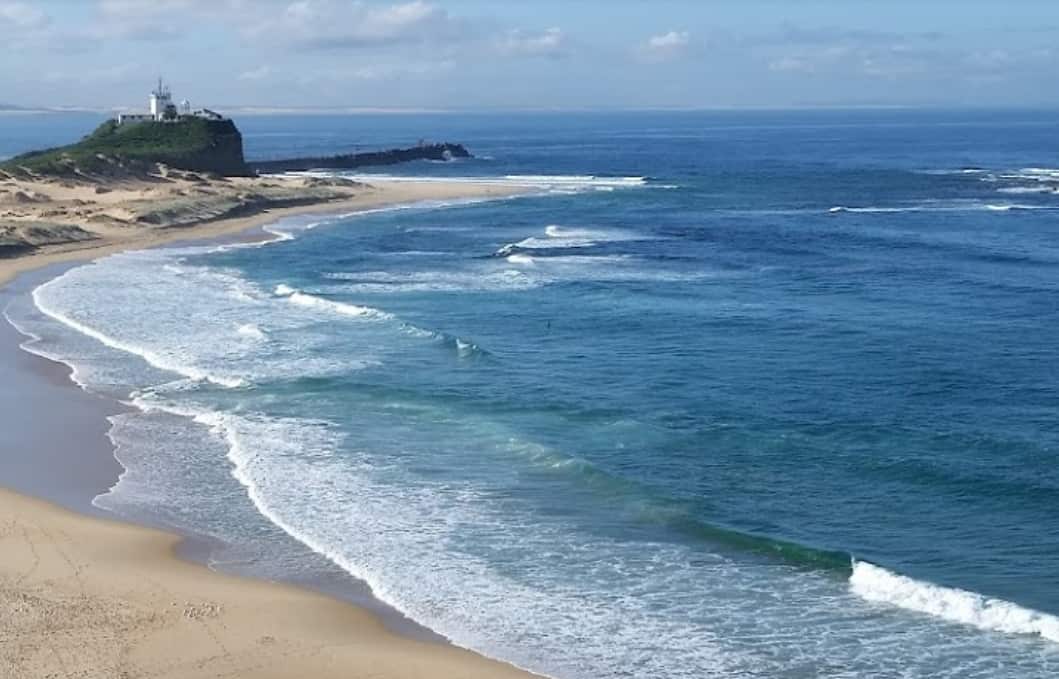 The catamaran overturned about seven nautical miles from Newcastle.