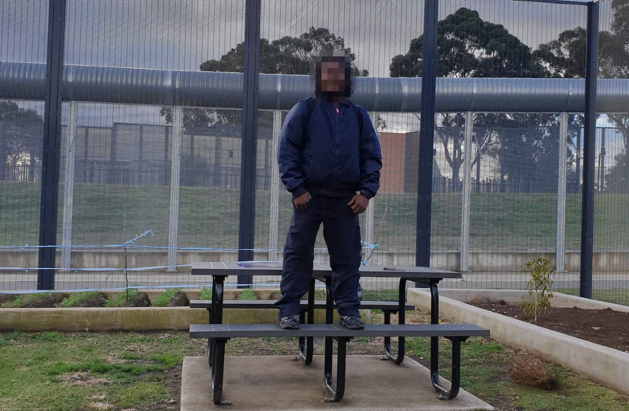 The man is in Villawood Immigration Detention Centre.