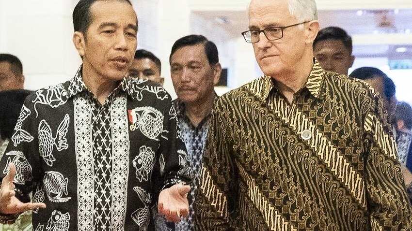 Malcolm Turnbull met with Indonesia President Joko Widodo in Bali