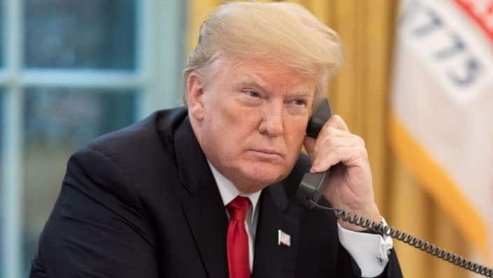 US President Donald Trump says he had a productive phone conversion with China's leaders.