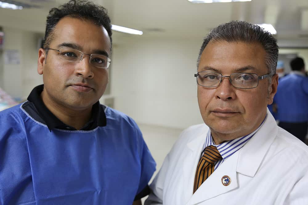 Dr. Humiades Urbina, a paediatrician, shows Channel 4 the conditions and shortages in the intensive care ward at the JM los Rios Children's Hospital in Caracas. 