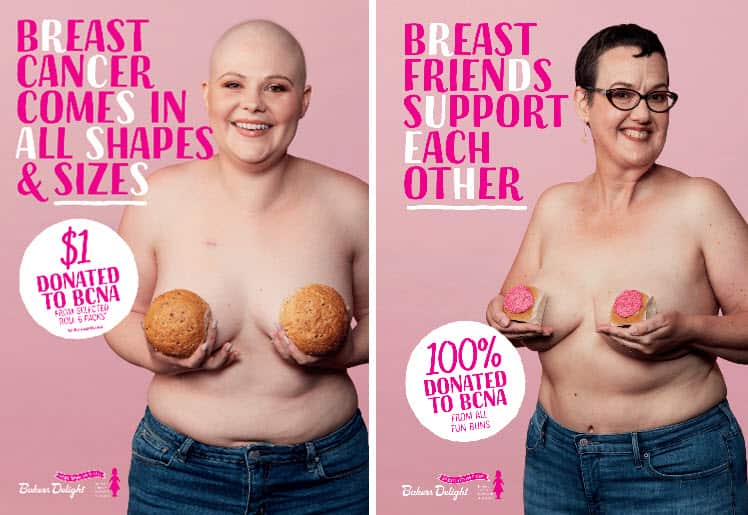 Kate Murray (right) said she leapt at the opportunity to be part of the Pink Bun campaign this year.