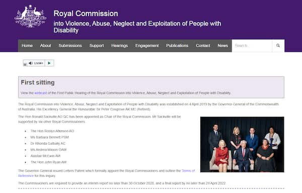 This advocate redesigned the disability royal commission website so ...
