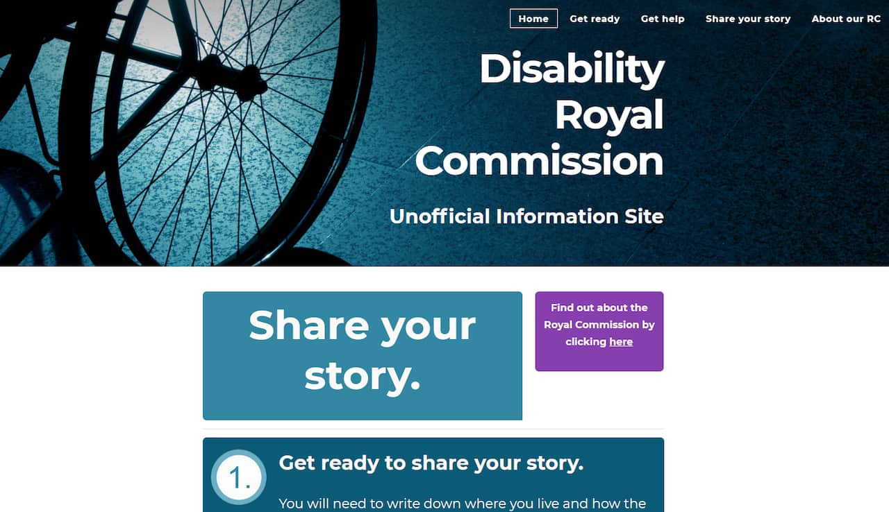The unofficial Disability Royal Commission information site put together by Sam Connor