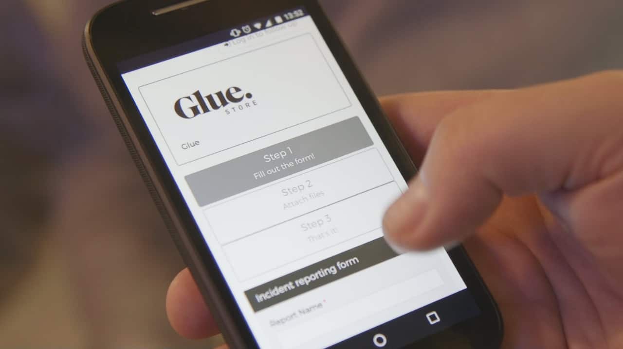 Scanning a QR code will take you right to the reporting page.