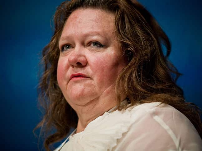 Gina Rinehart.