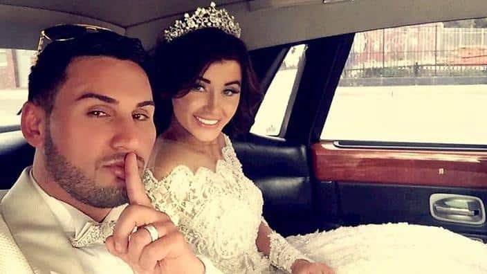 Salim Mehajer and his bride Aysha