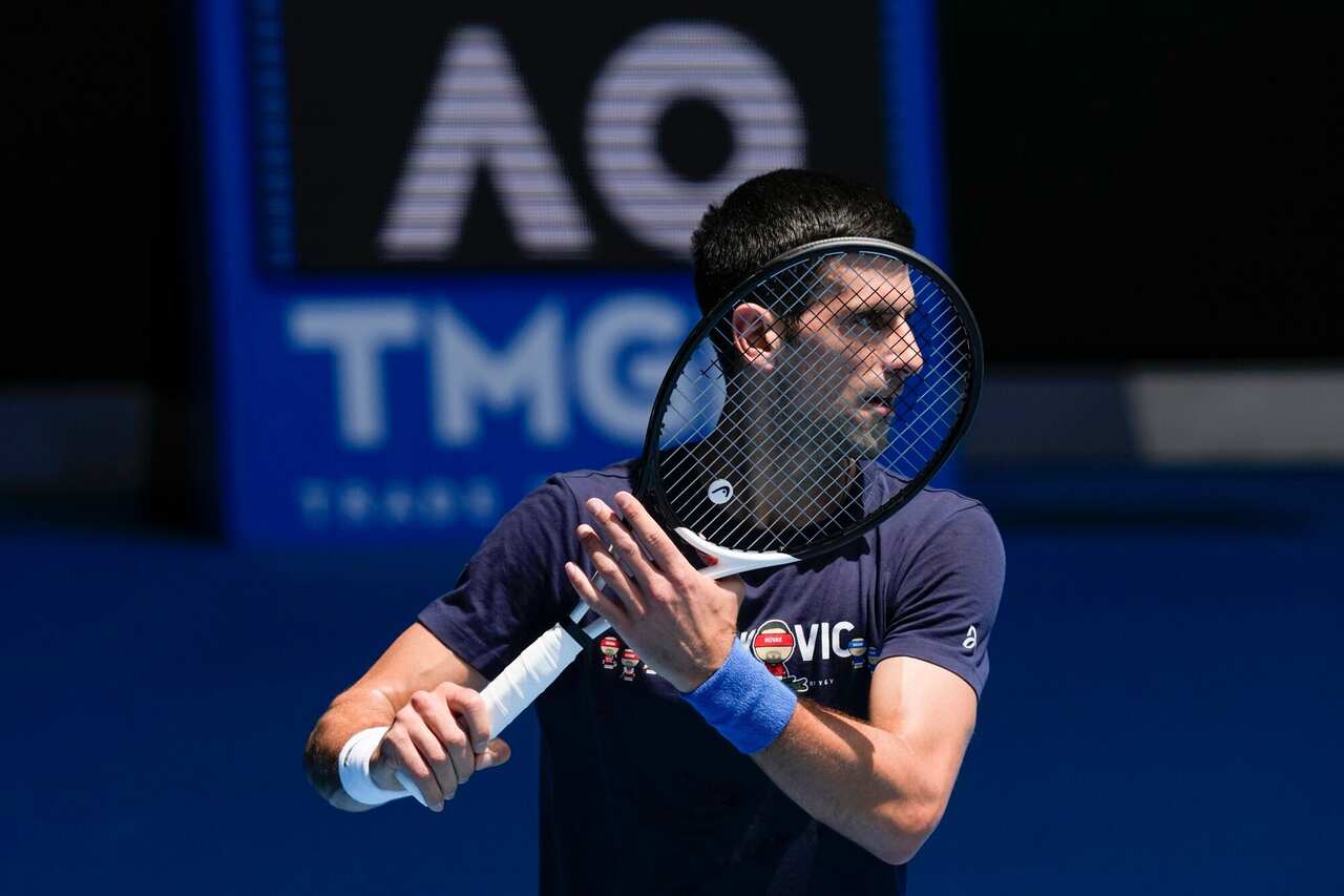 Novak Djokovic at the Australian Open