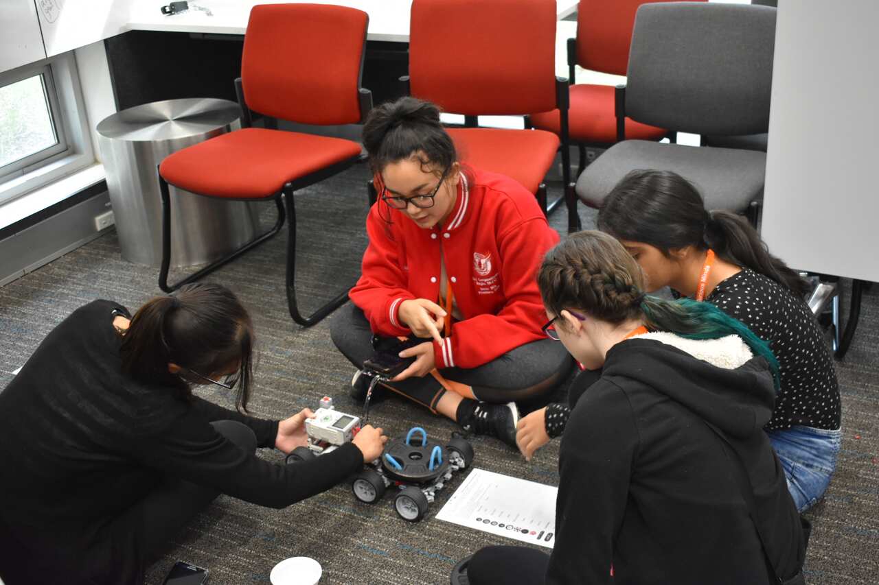 While there are large number of young women who study STEM at school, those numbers decline as they enter the workforce