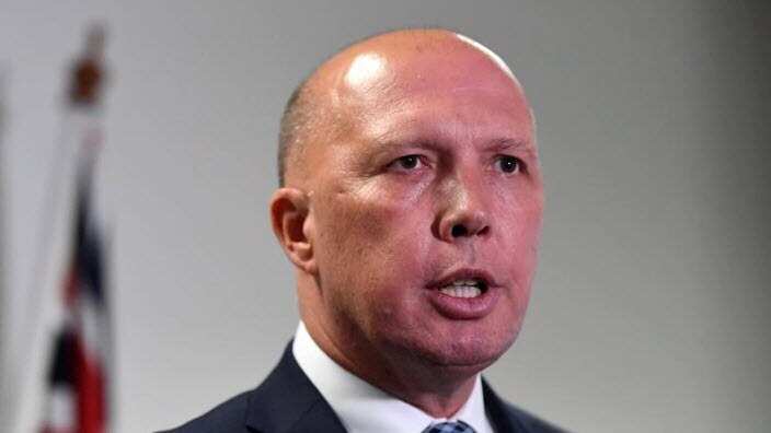 Home Affairs Minister Peter Dutton