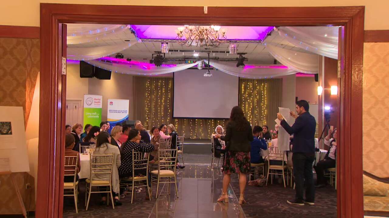 The photovoice exhibit was on display in western Sydney.