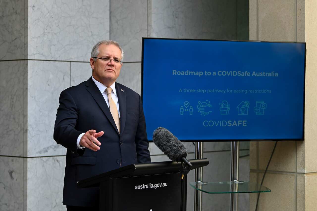 Prime Minister Scott Morrison outlines Australia's roadmap to coronavirus recovery. 