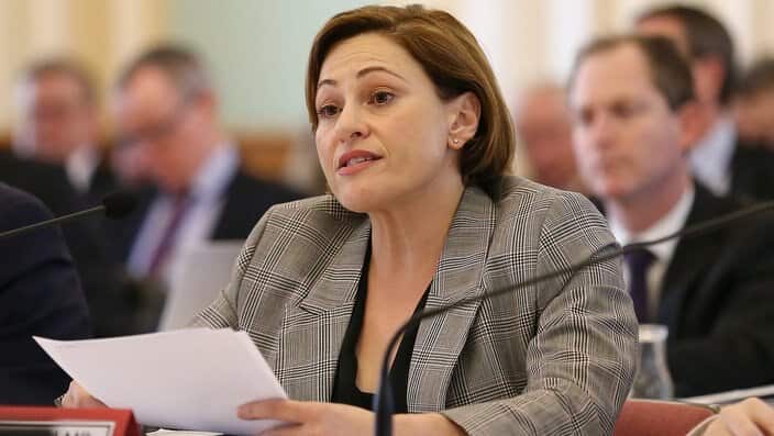 Deputy Primer Jackie Trad will stand down from her ministerial duties. 