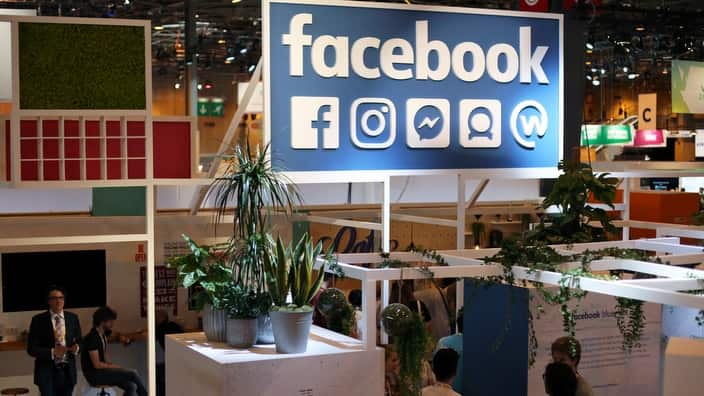 Facebook booth is seen at the Vivatech, a gadgets show in Paris, France. 