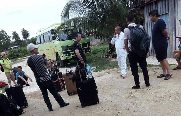 The crew of MV Solomon Trader.