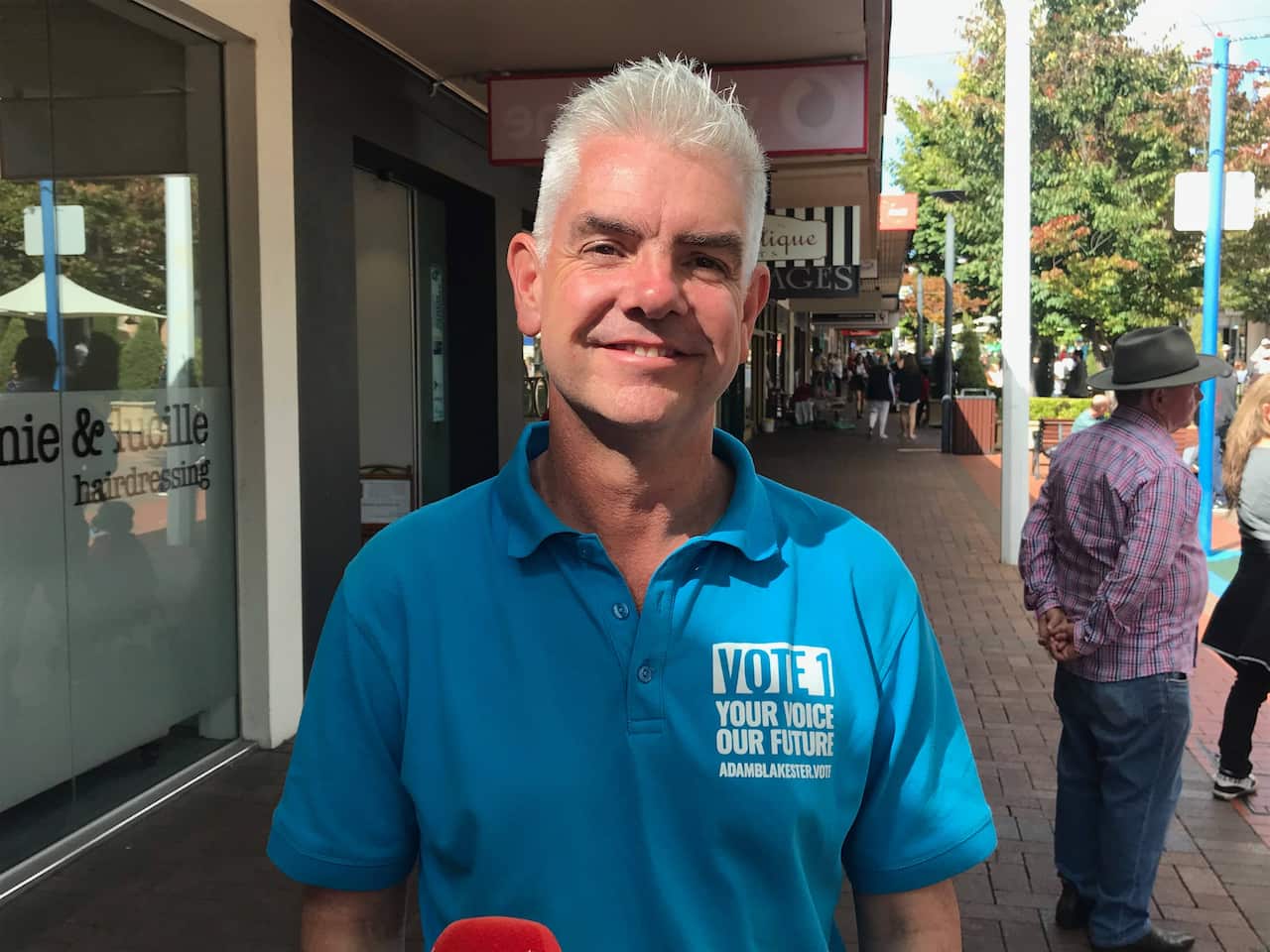 Independent Candidate for New England Adam Blakester.