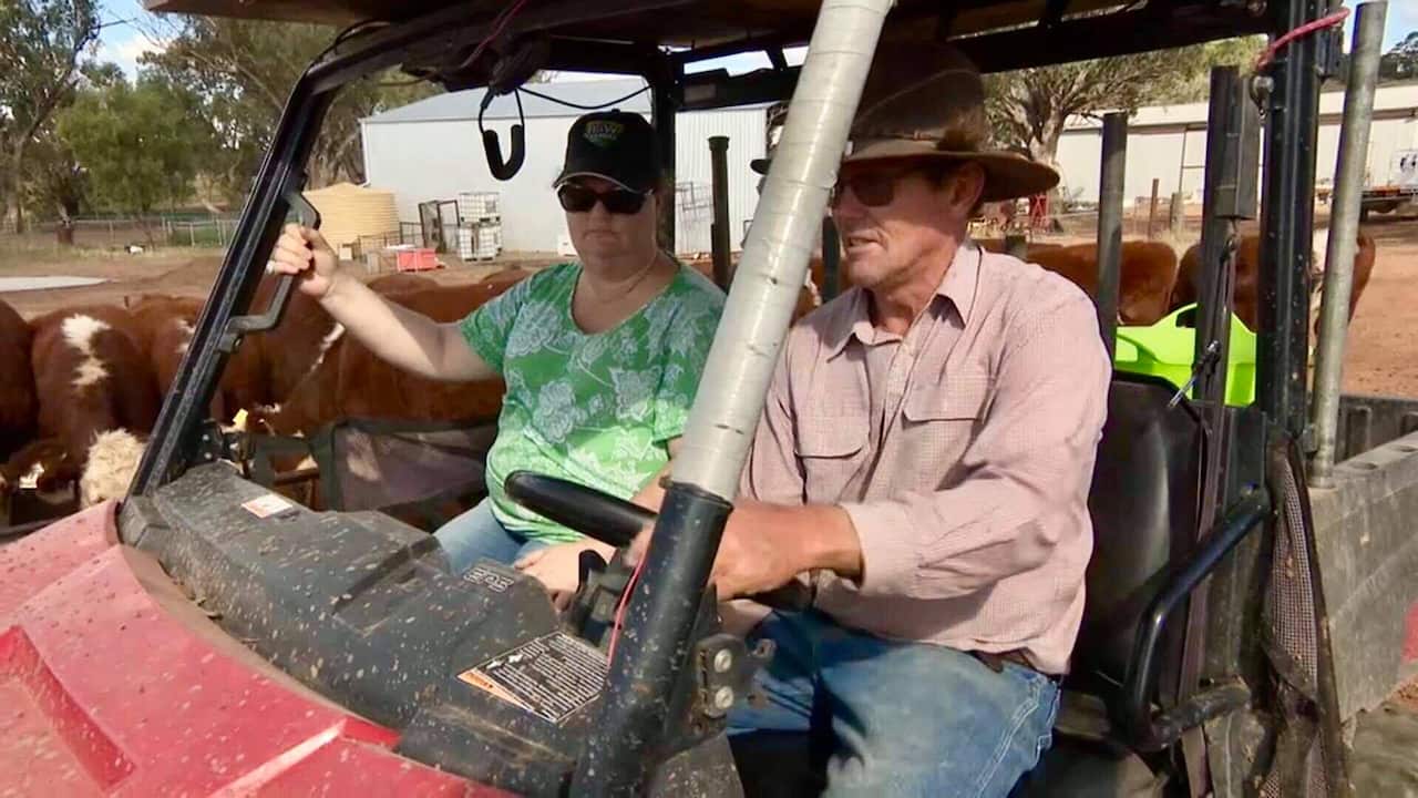 Karren and Peter Weller, Winton NSW.