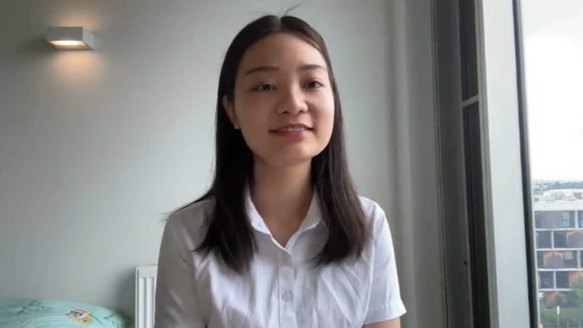 Yi Su is has been confined to her campus accommodation.