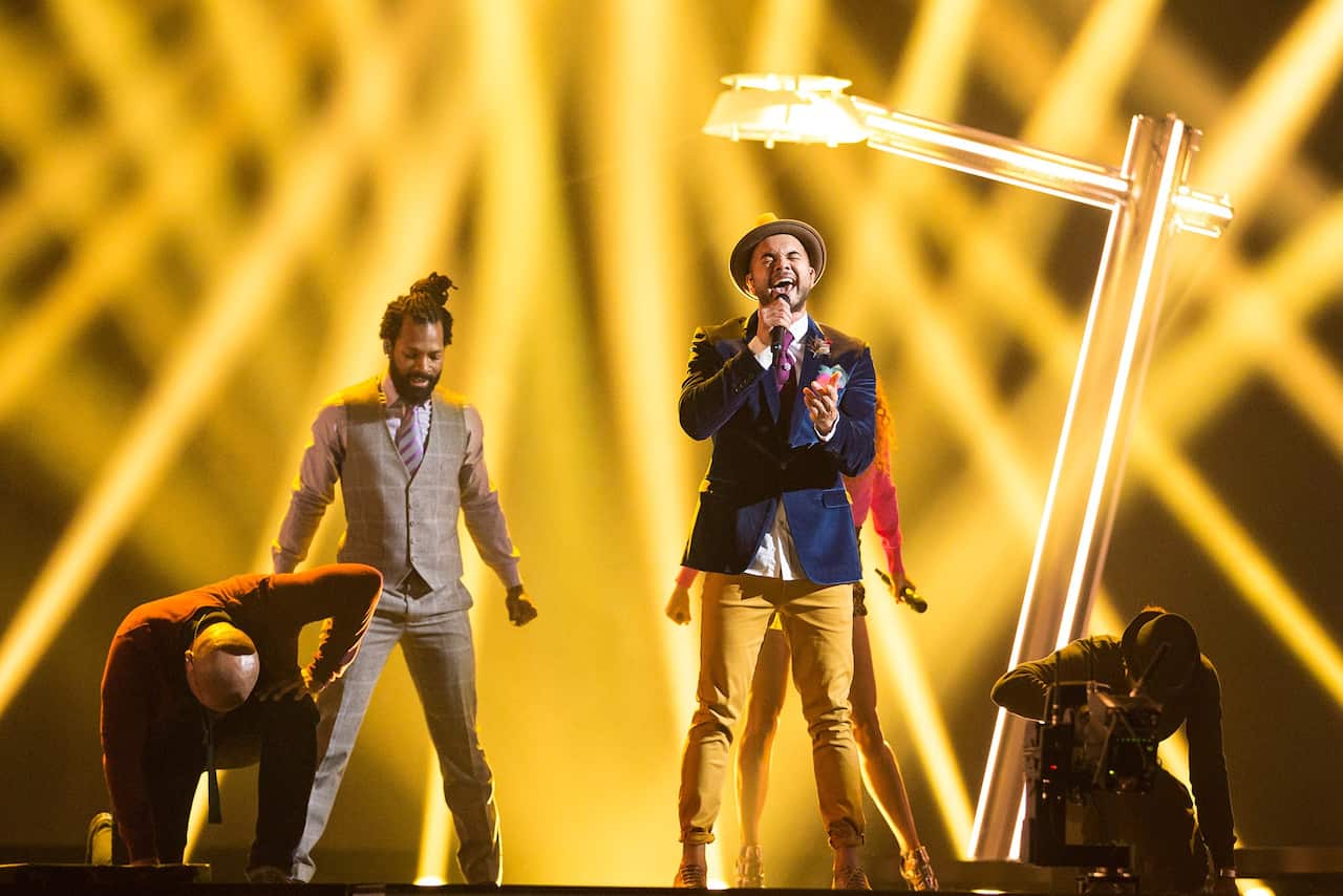 Guy Sebastian at Eurovision 2015