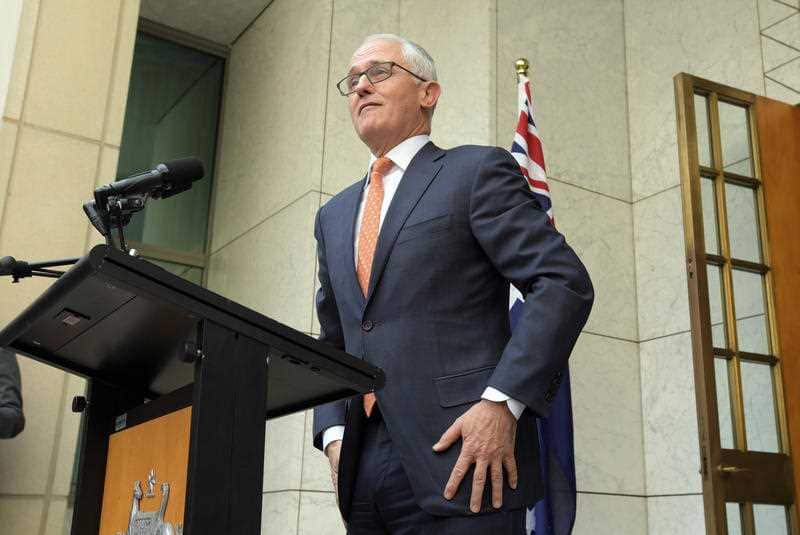 Mr Turnbull speaks with the media for the last time on Friday.