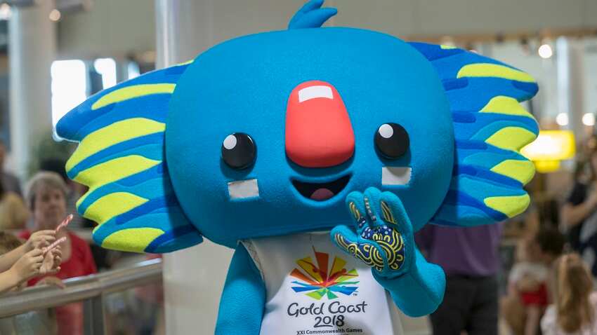 Commonwealth Games mascot Borobi at Brisbane International Airport, Brisbane, Queensland, Saturday, December 24, 2017.