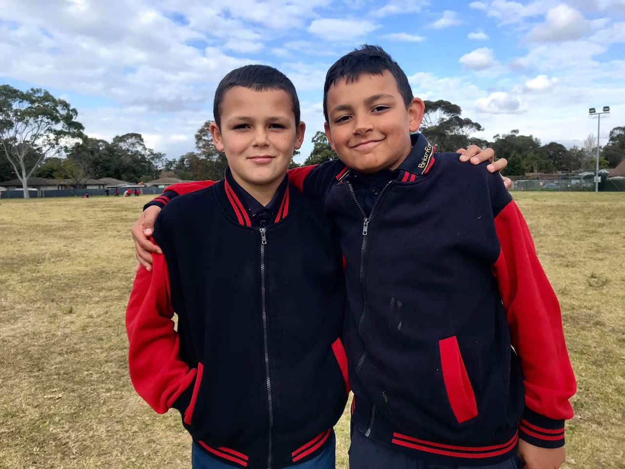 Students Andrew Sampson and Zayden Lett.