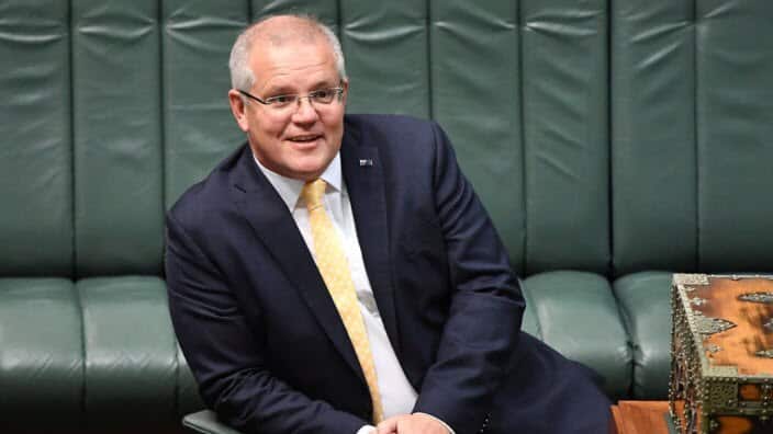 Prime minister Scott Morrison this week.