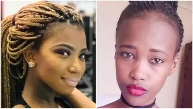 Tshegofatso Pule, left, and Naledi Phangindawo. 