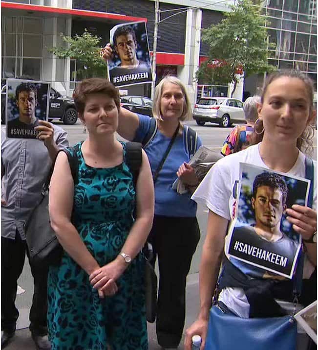 Supporters of Hakeem al-Araibi rallied this week, demanding the Australian government do more to free him.