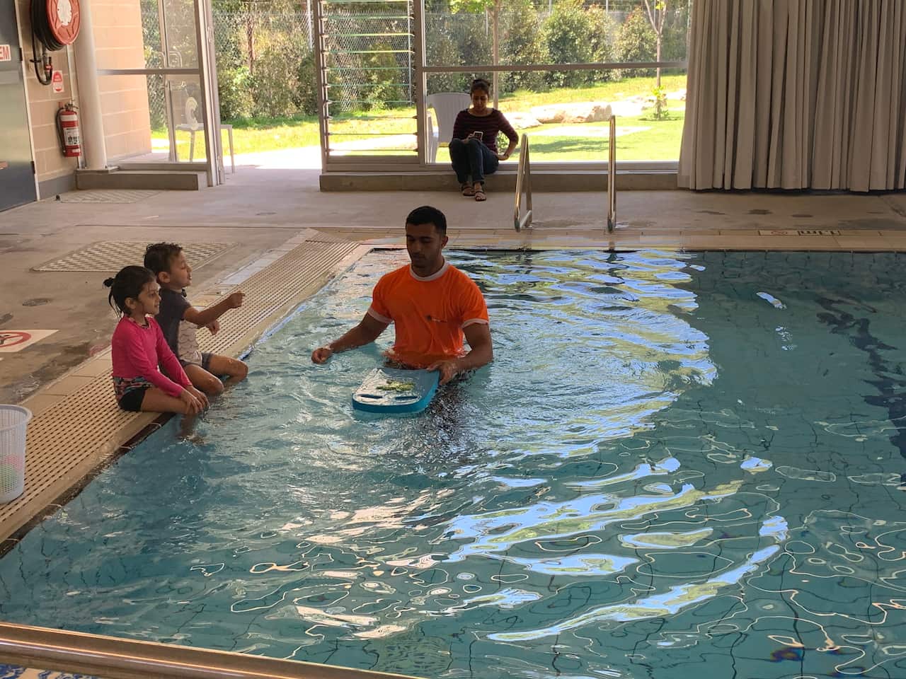 23-year-old Eisha Yawarish, a refugee, is now qualified a lifeguard and swim teacher.