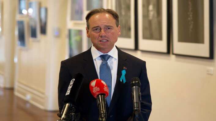 Health Minister Greg Hunt. 