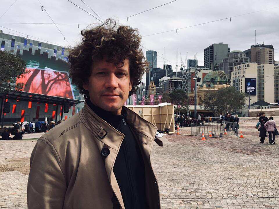 Dyko, pictured in his hometown of Melbourne, has dual German citizenship, but his wife does not.