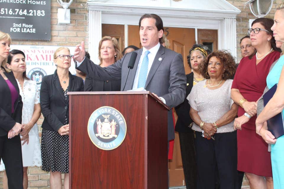 New York Senator Todd Kaminsky announced the proposed legislation on Tuesday.