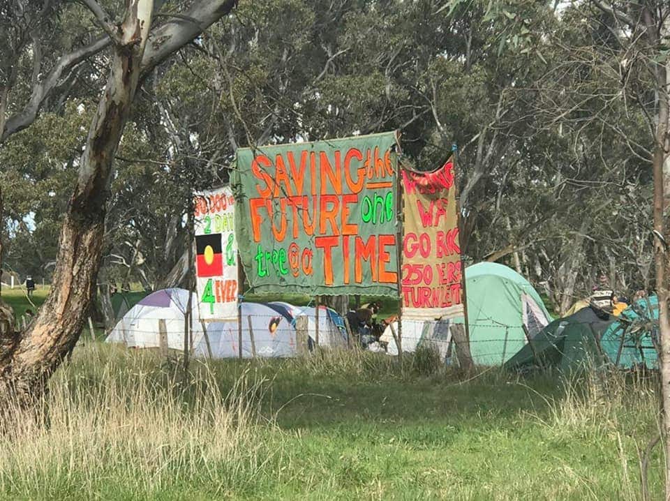 Traditional Owners have been camped out in an attempt to stop a controversial upgrade to the Western Highway.