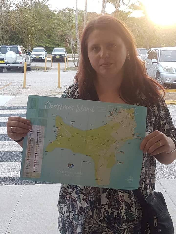 Angela Fredericks has traveled to Christmas Island, where the Tamil family are currently being held.