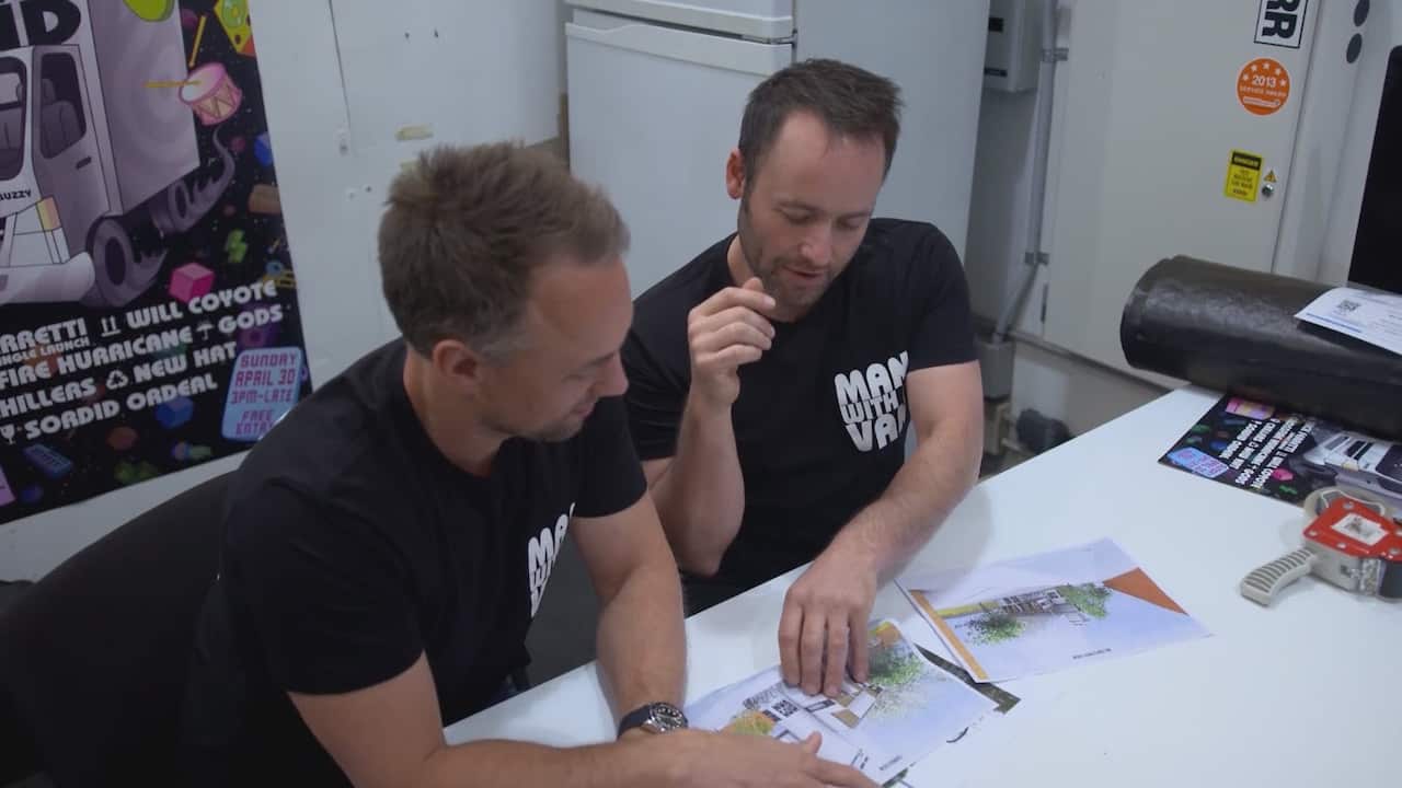 James Bowden and Tim Bishop of Man With A Van.