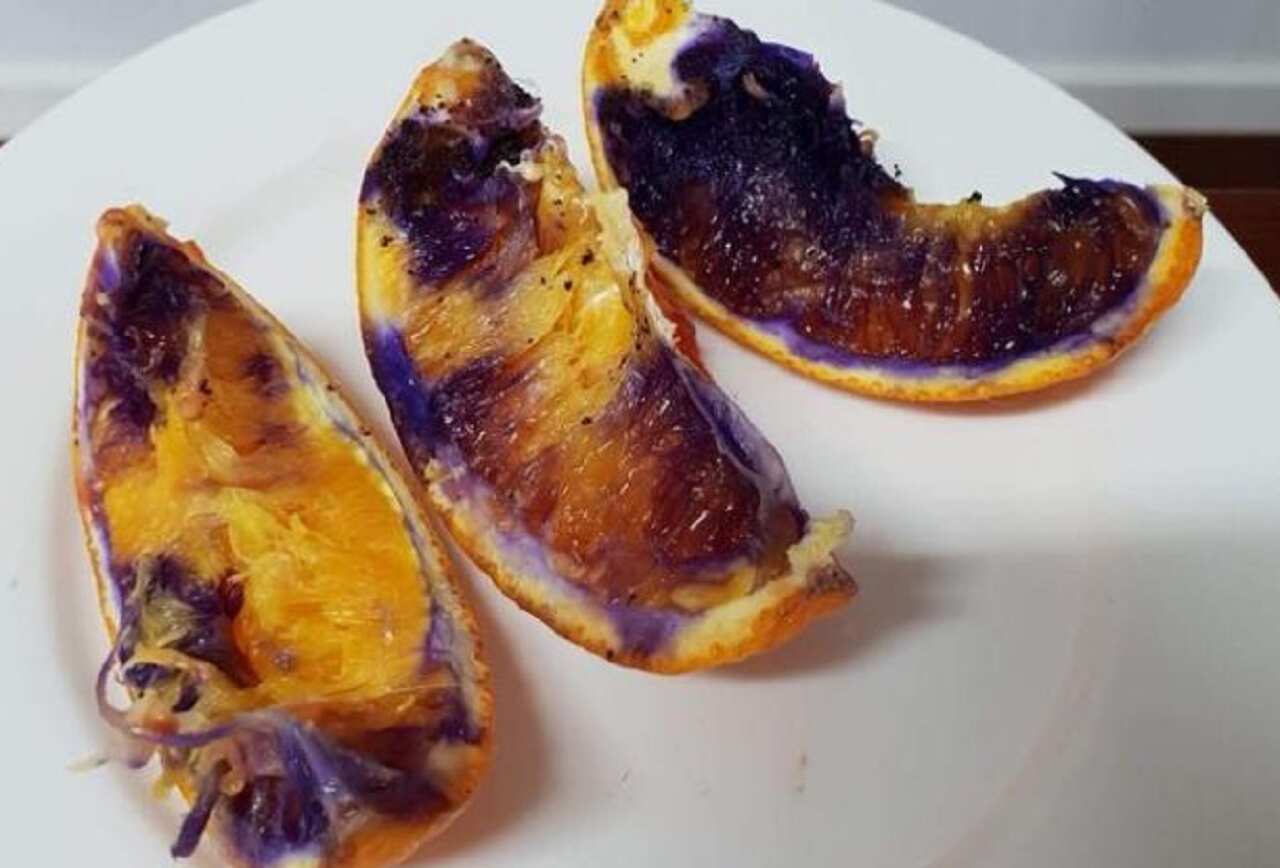 Authorities have taken the orange for testing.