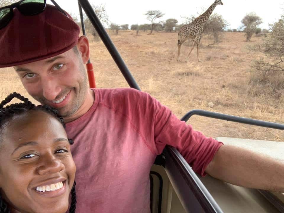 The couple had been holidaying in Tanzania.