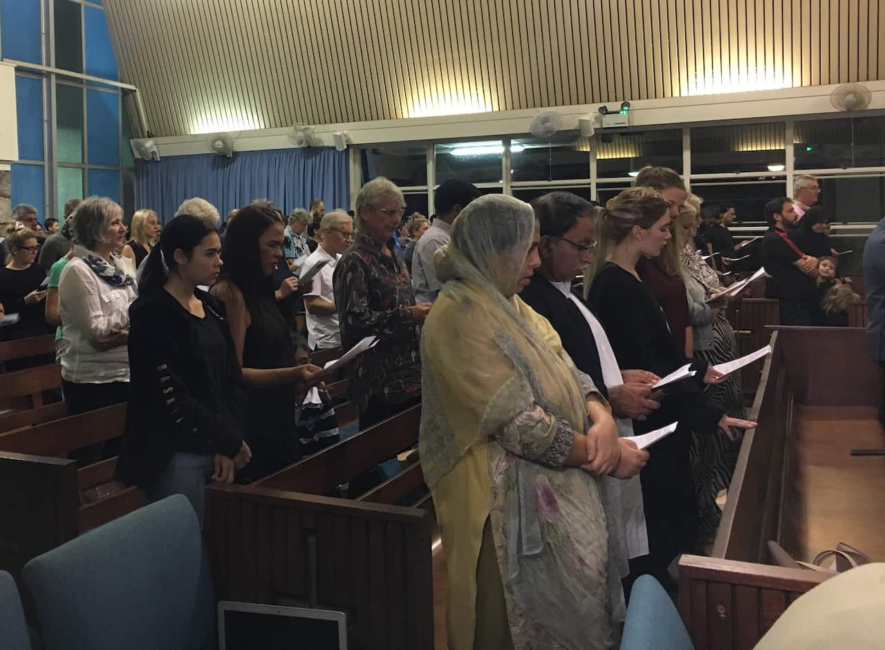 The vigil was held on Thursday night.
