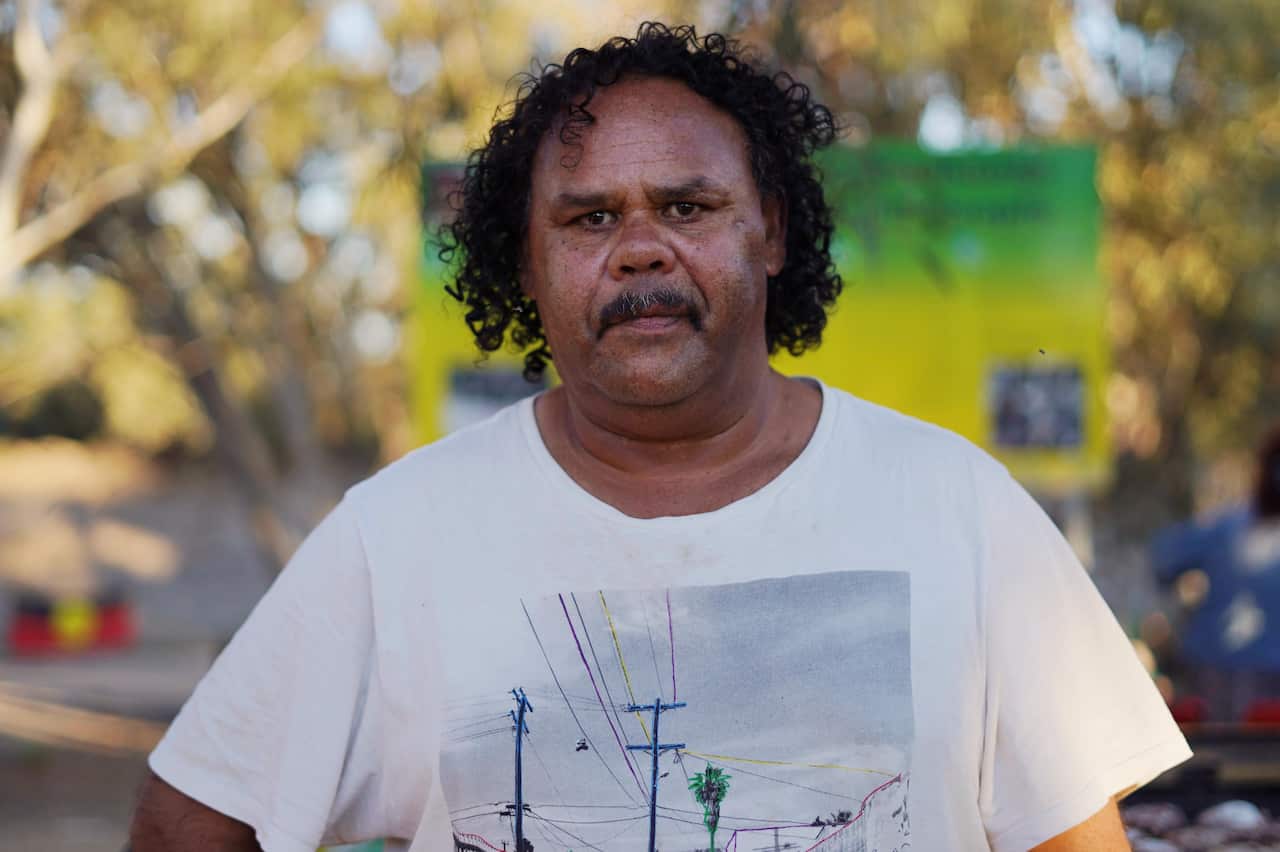 Michael 'Smacka' Whyman is a Barkindji man and says seeing the river disappear is like watching his culture slip away right before his eyes.