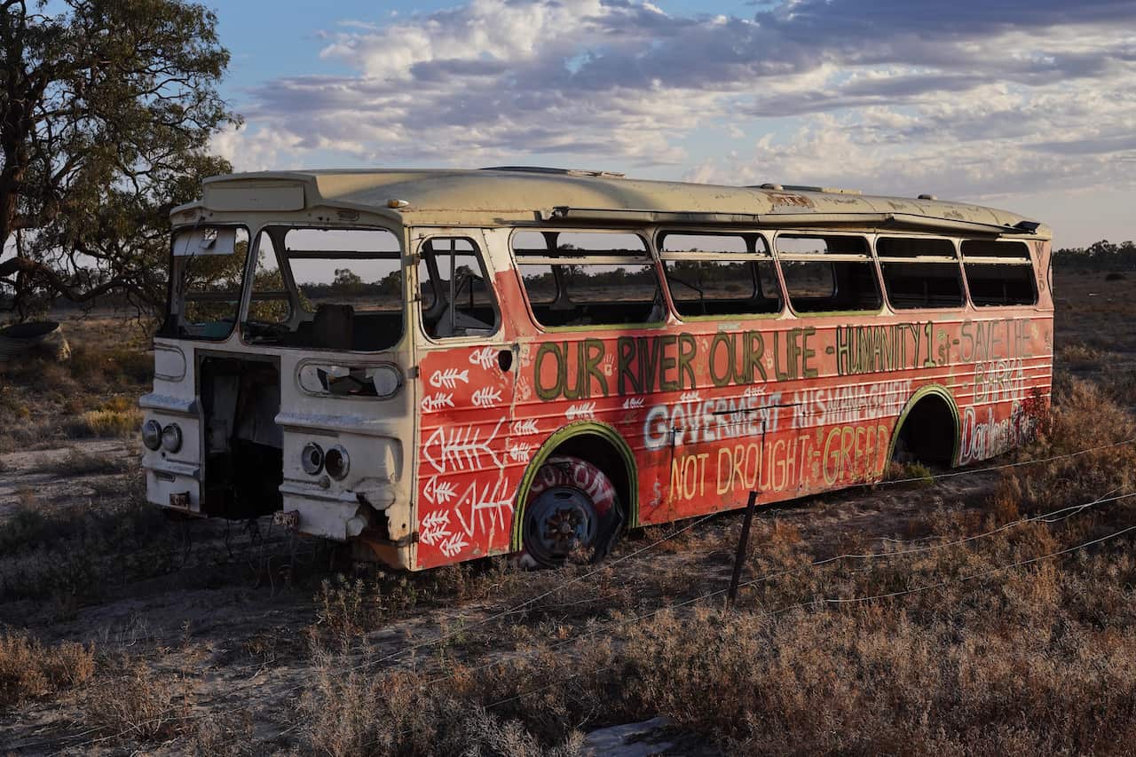 Menindee residents are devastated by the state of the river.