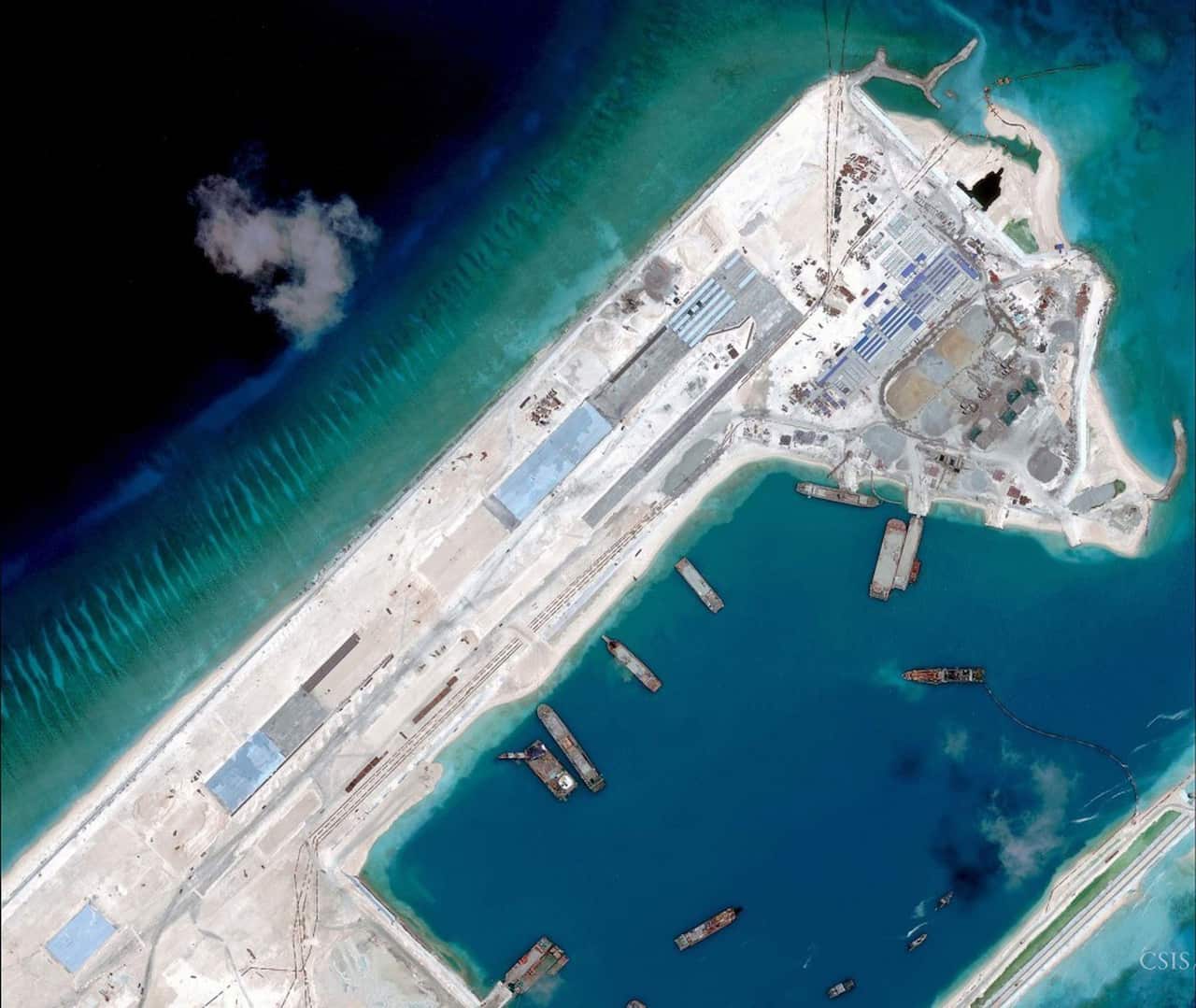 AFP PHOTO / CSIS Asia Maritime Transparency Initiative / DigitalGlobe