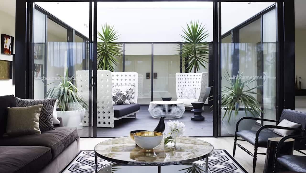 One of Greg Natale's interior projects completed. He is particularly known in the industry for his use of prints.