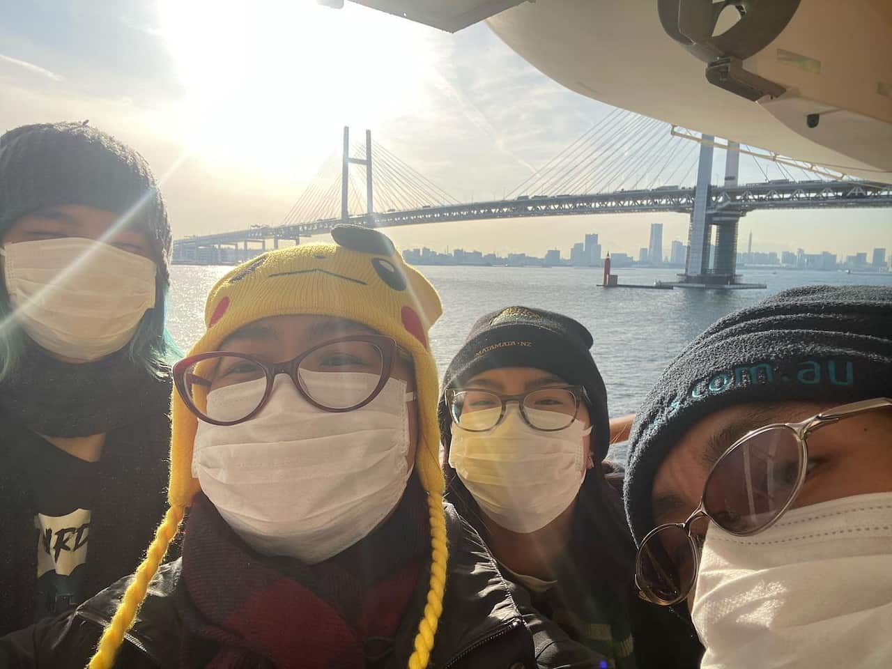 Aun Na Tan and her family on board.