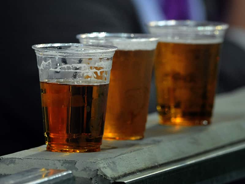 cups of alcohol sitting