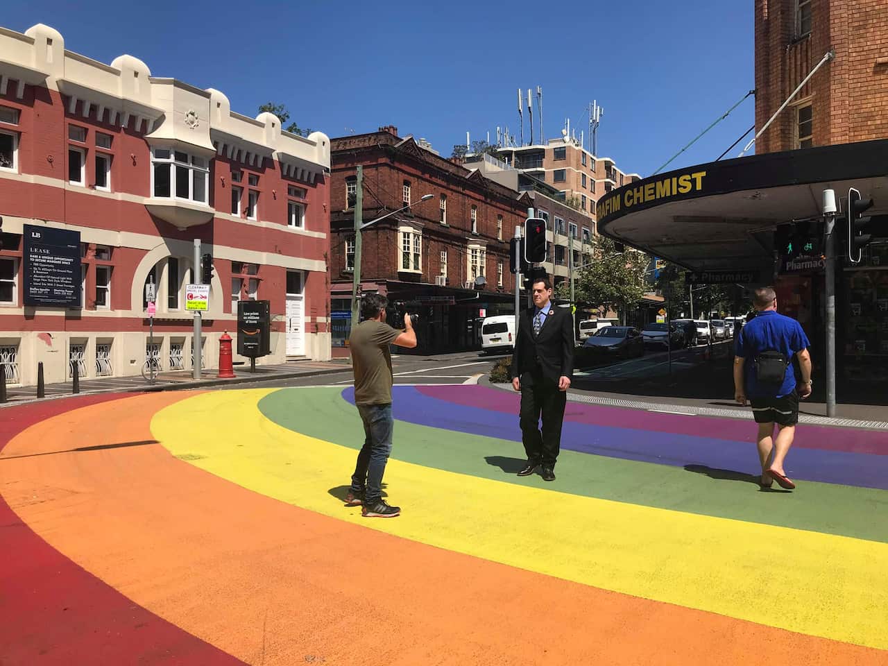 Stuart Milk is in Sydney for the Gay and Lesbian Mardi Gras.