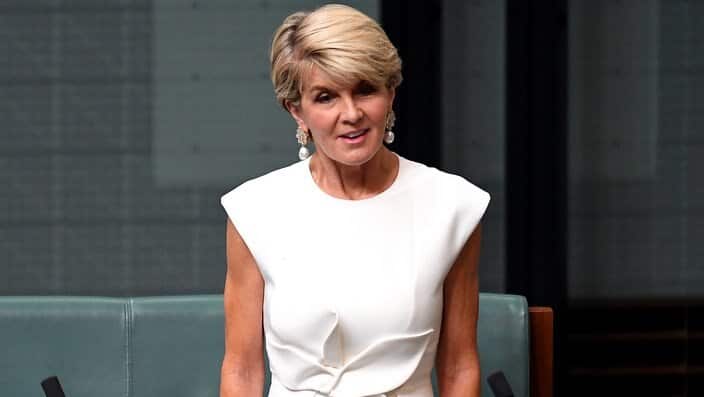 Former Foreign Minister Julie Bishop