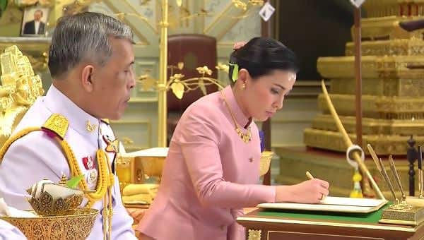Thai King Vajiralongkorn and Queen Suthida